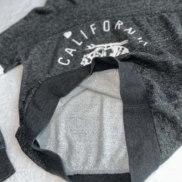 On Fire California Graphic Cowl Neck Sweater - Picture 5 of 7